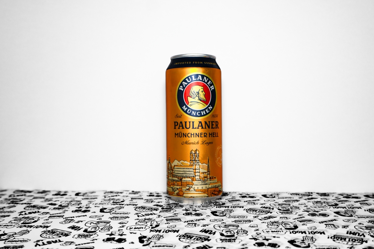 Paulaner Müchen Munich Lager can